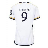 Camiseta Real Madrid Kylian Mbappe #9 Primera Equipación Replica 2023-24 para mujer mangas cortas
